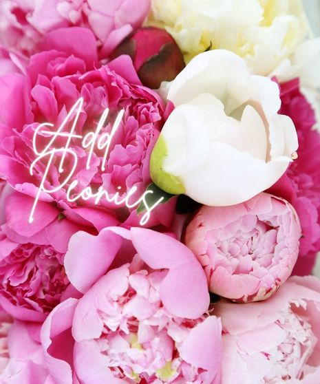 Add Peonies to Your Arrangement