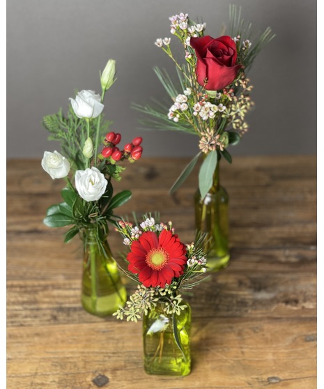 Jolly Holiday Bloom Bottles