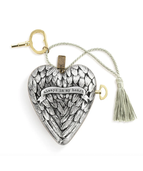 Always in My Heart - Musical Sculpted Art Heart