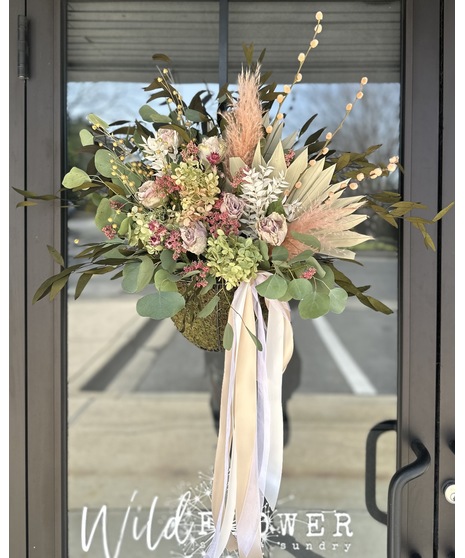 May Day Door Baskets - Dried Flowers