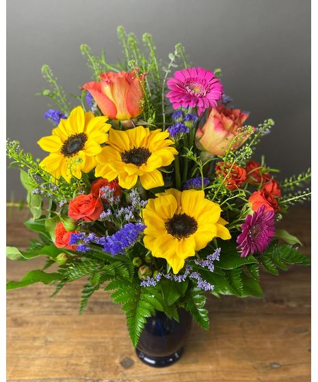 vibrant floral arrangement