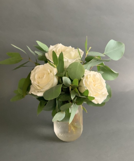 peach toned centerpiece