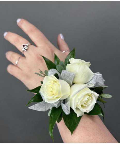 Simply Roses Corsage - White