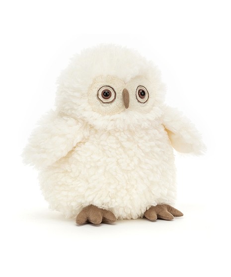 white stuffed owl