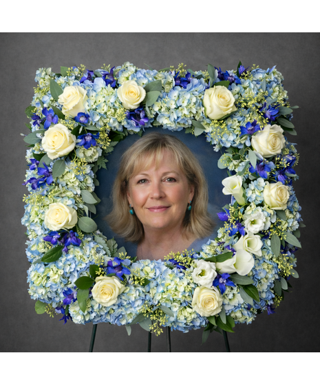 Seaglass- Photo Wreath