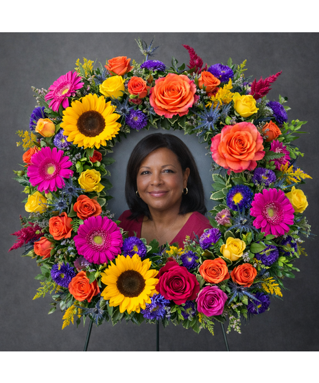 Vibrant - Photo Wreath
