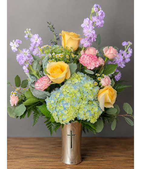 Watercolor - Cross Vase
