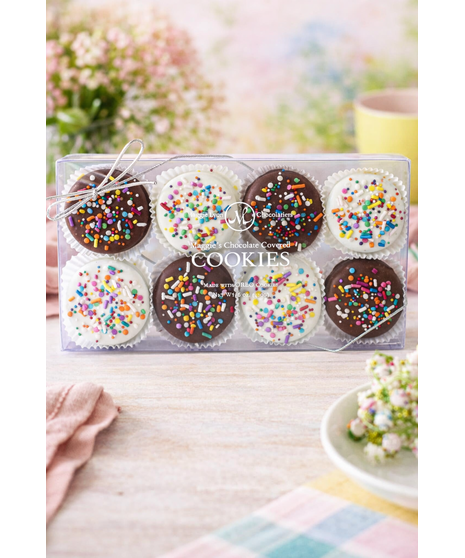 Chocolate Covered Oreos - Rainbow Explosion