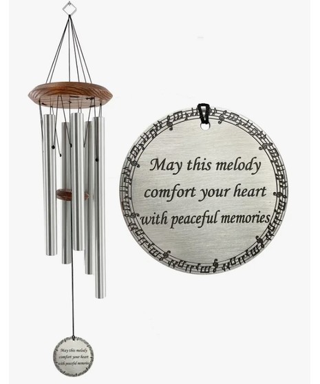 Memorial Music Note Wind Chime