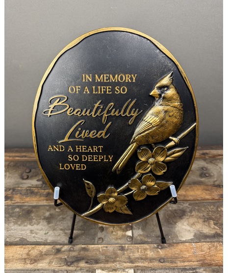 Beautifully Lived Keepsake Plaque