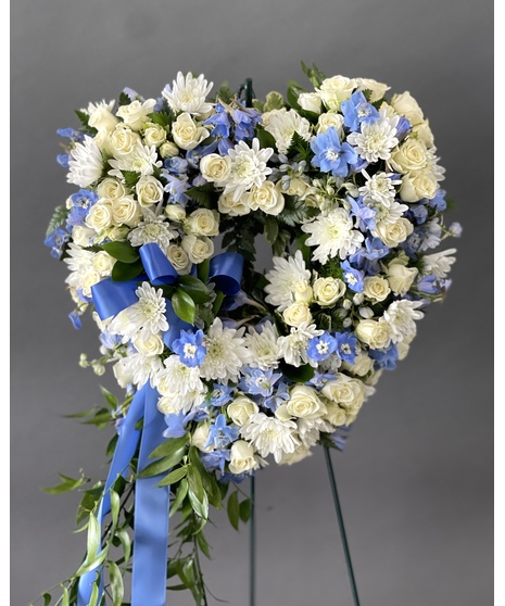 Seaglass - Heart Wreath