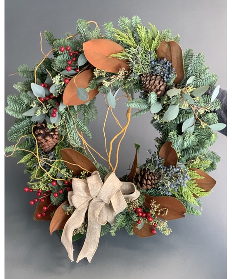 Rustic Holiday Wreath
