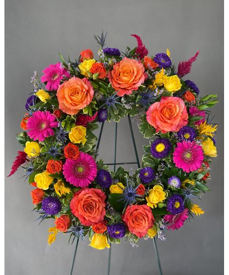 Vibrant - Circle Wreath