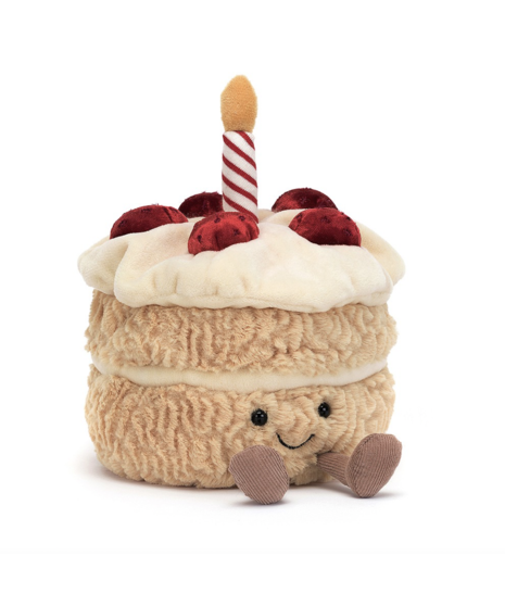 birthday cake stuffed animal
