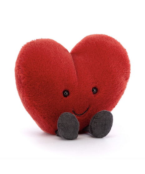 heart-shaped stuffed animal