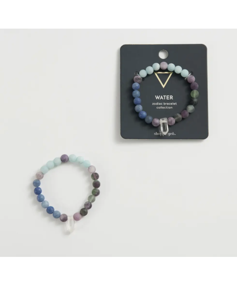 crystal bracelet in elemental tones