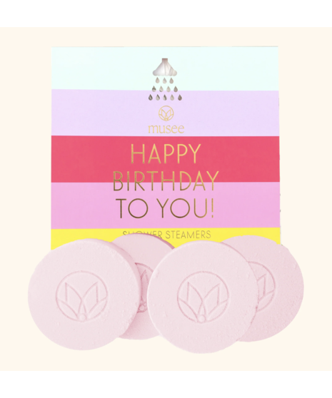 Musee | Birthday Shower Steamers