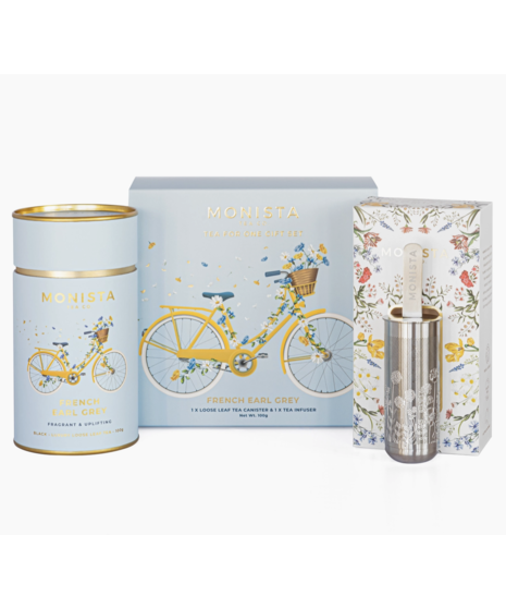 Gold tea infuser stick for loose-leaf tea, sleek and durable, perfect for brewing a single cup.