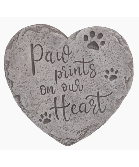 Garden Stone | Paw Prints on our Heart