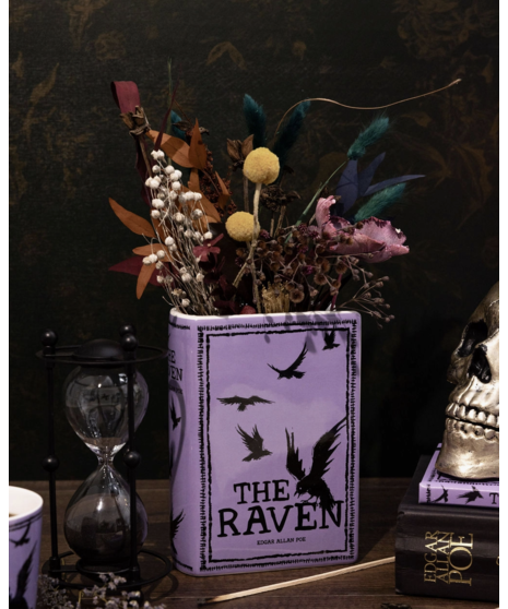 The Raven - Purple Book Vase