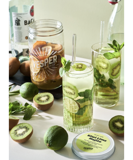 32 oz bottle of craft cocktail and mocktail mixer, available in assorted flavors and packaged for gifting.