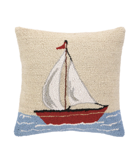 PEKING HANDICRAFT | Sailboat Hook Pillow
