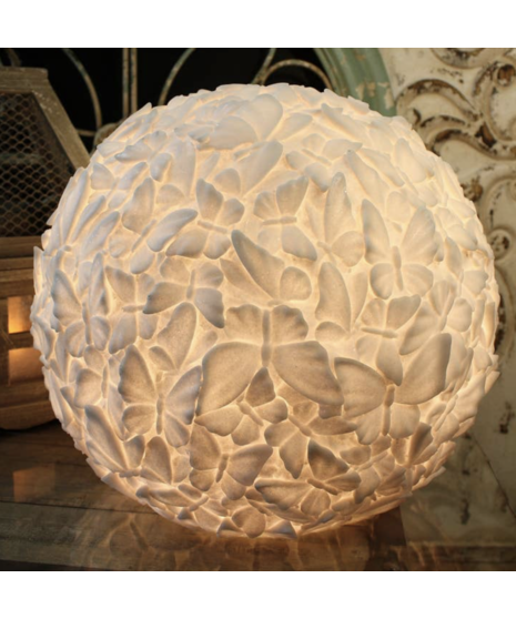 Illuminated Butterfly Globe