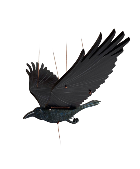Raven Flying Bird Mobile