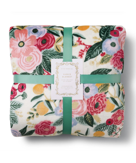 Rifle Paper Co. Fleece Blankets