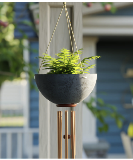 10” Windchime Planter