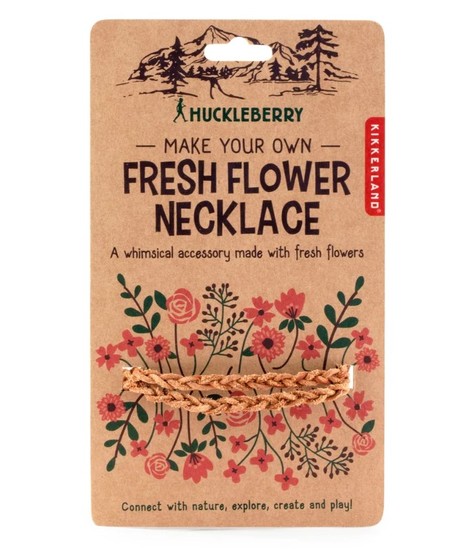 Huckleberry DIY Fresh Flower Necklace
