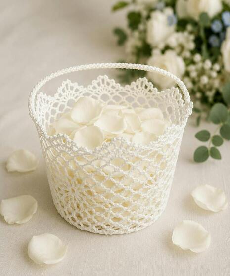Attendant bouquet with white blooms and lush greenery. Available in 3 sizes.
