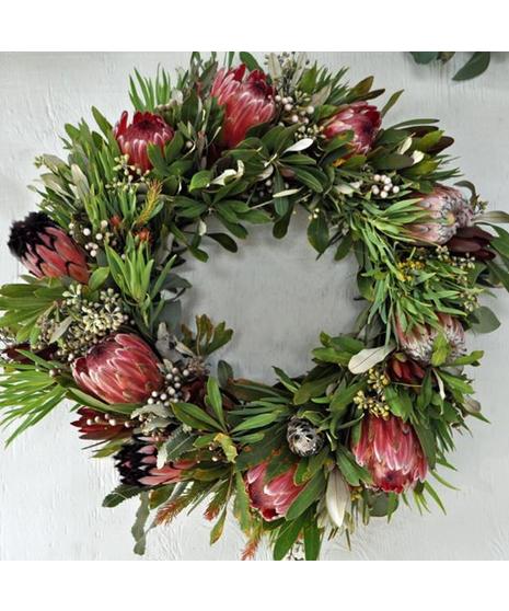 Protea Wreath