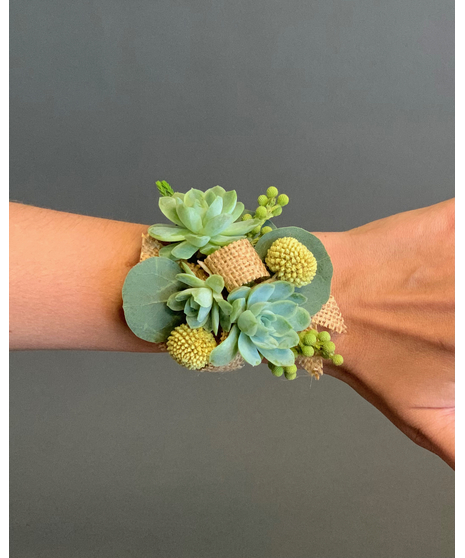 Sweet Succulent Corsage